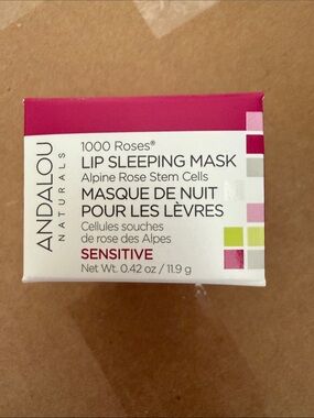 Andalou Naturals 1000 Roses Lip Sleeping Mask - Pink (Sensitive)
